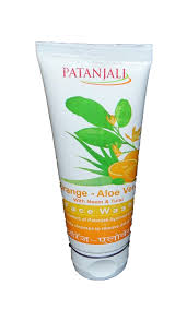 PATANJALI ORANGE-ALOEVERA FACE WASH 60g